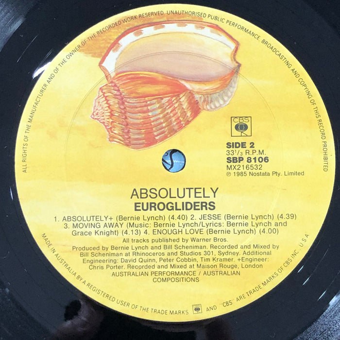 Eurogliders - Absolutely! (Vinyl LP)
