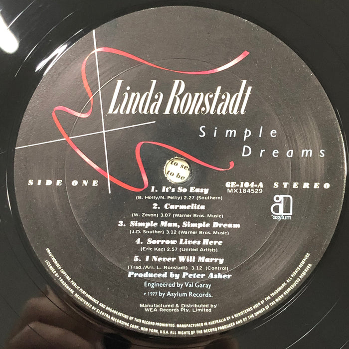 Linda Ronstadt - Simple Dreams (Vinyl LP)[Gatefold]