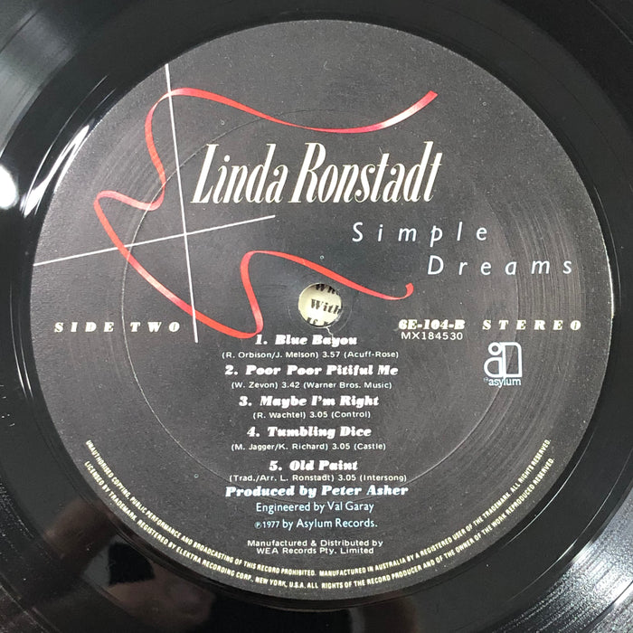 Linda Ronstadt - Simple Dreams (Vinyl LP)[Gatefold]
