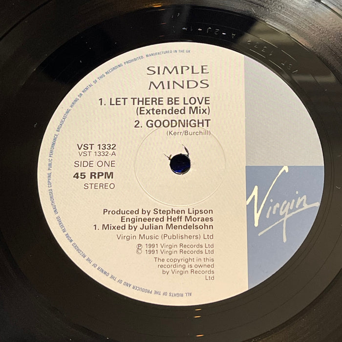 Simple Minds - Let There Be Love (12" Single)