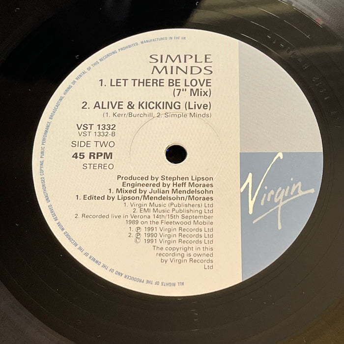 Simple Minds - Let There Be Love (12" Single)
