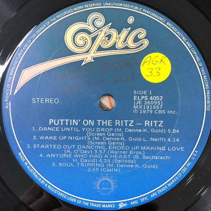 Ritz - Puttin' On The Ritz (Vinyl LP)