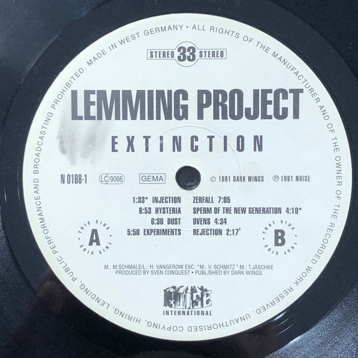 Lemming Project - Extinction (Vinyl LP)