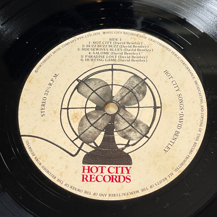 David Bentley - Hot City Songs (Vinyl LP)