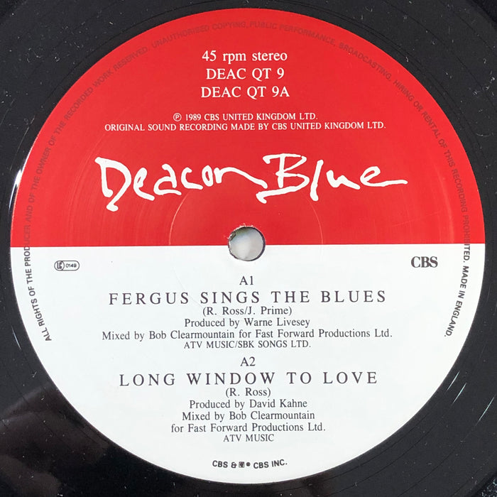 Deacon Blue - Fergus Sings The Blues (10" Vinyl)