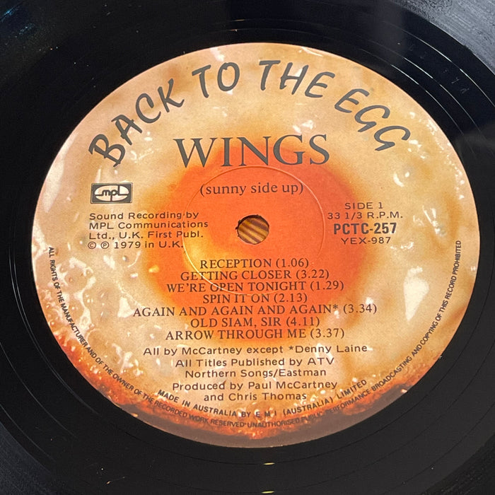 Wings - Back To The Egg (Vinyl LP)