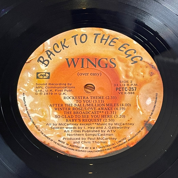 Wings - Back To The Egg (Vinyl LP)