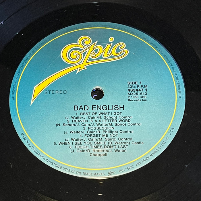Bad English - Bad English (Vinyl LP)