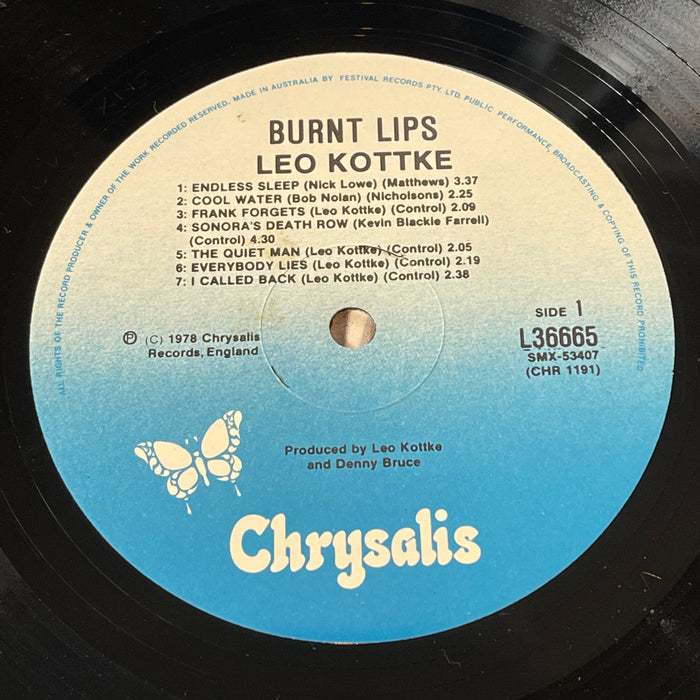 Leo Kottke - Burnt Lips (Vinyl LP)