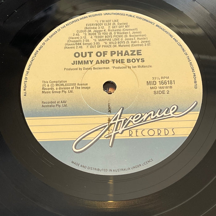 Jimmy And The Boys - Out Of Phaze (Vinyl LP)