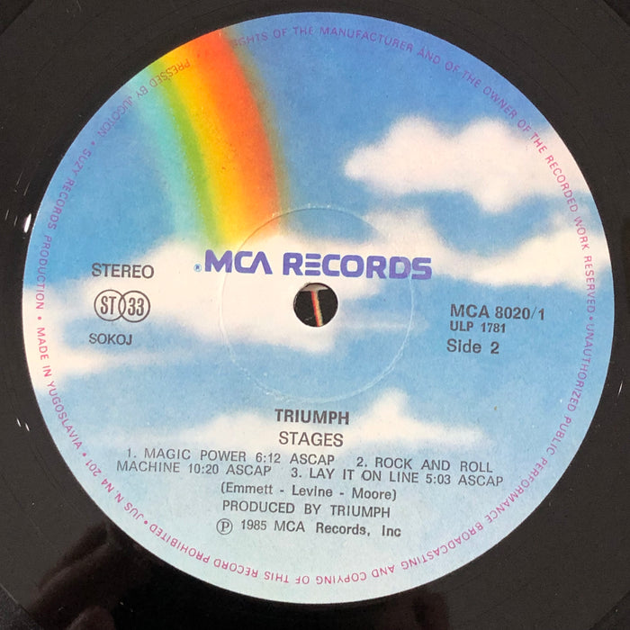 Triumph - Stages (Vinyl 2LP)[Gatefold]