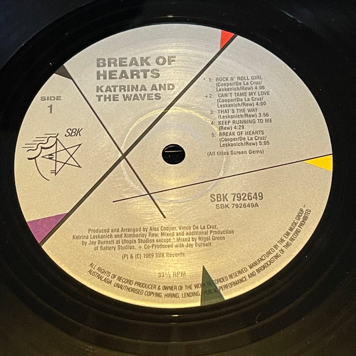 Katrina And The Waves - Break Of Hearts (Vinyl LP)