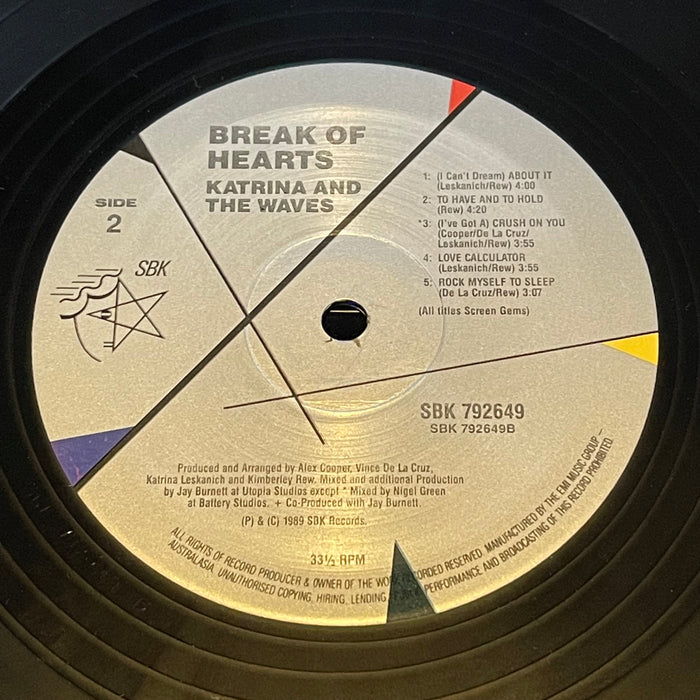 Katrina And The Waves - Break Of Hearts (Vinyl LP)