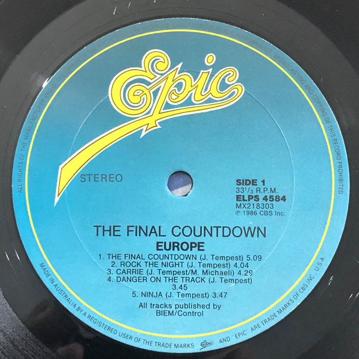 Europe - The Final Countdown (Vinyl LP)