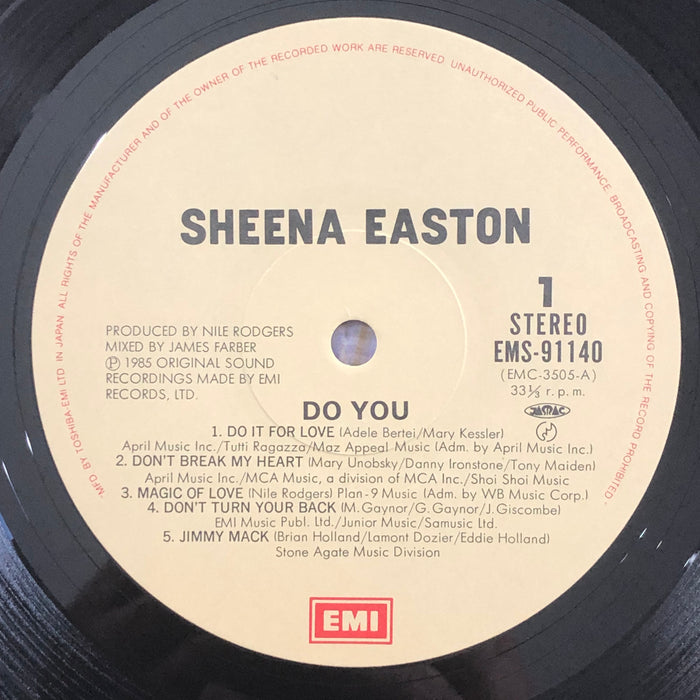 Sheena Easton - Do You (Vinyl LP)