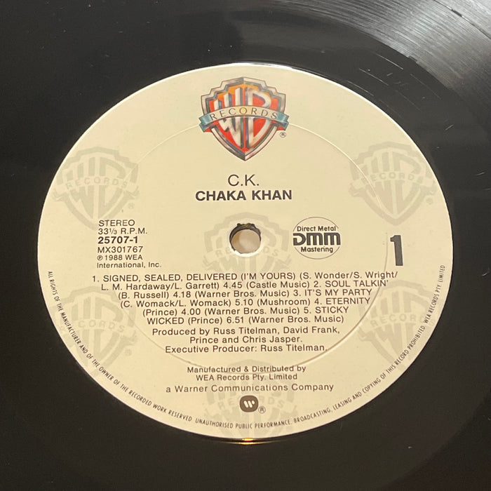 Chaka Khan - CK (Vinyl LP)