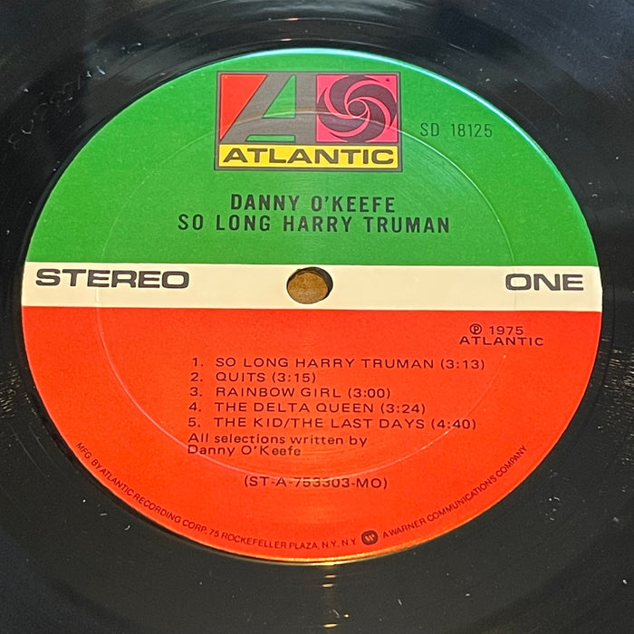 Danny O'Keefe - So Long Harry Truman (Vinyl LP)
