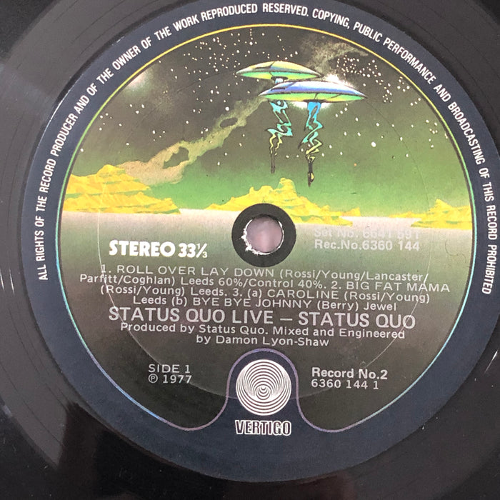 Status Quo - Live (Vinyl 2LP)[Gatefold]
