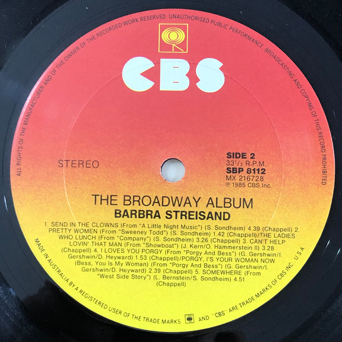Barbra Streisand - The Broadway Album (Vinyl LP)