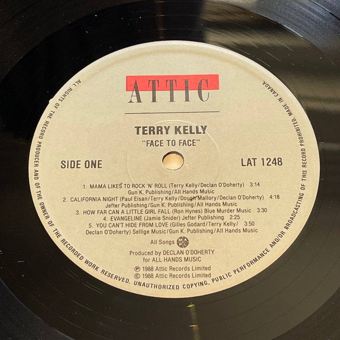 Terry Kelly - Face To Face (Vinyl LP)