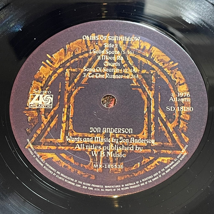 Jon Anderson - Olias Of Sunhillow (Vinyl LP)[Gatefold]
