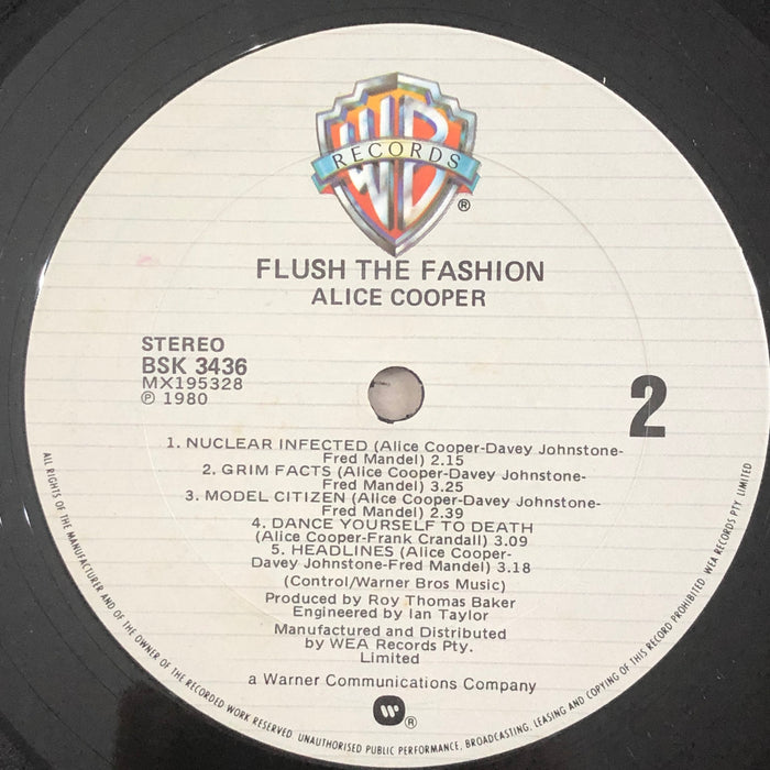 Alice Cooper - Flush The Fashion (Vinyl LP)