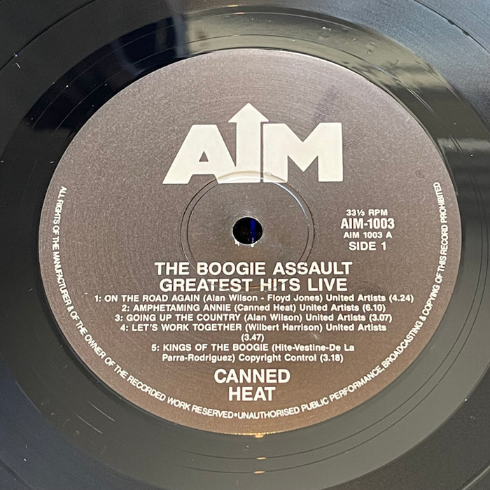 Canned Heat - The Boogie Assault Greatest Hits Live (Vinyl LP)