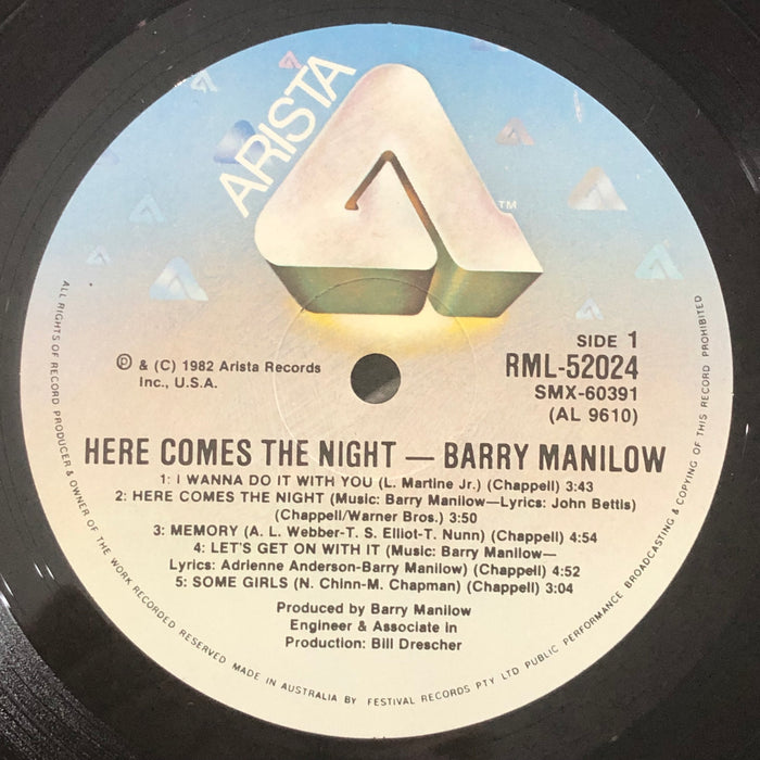 Barry Manilow - Here Comes The Night (Vinyl LP)
