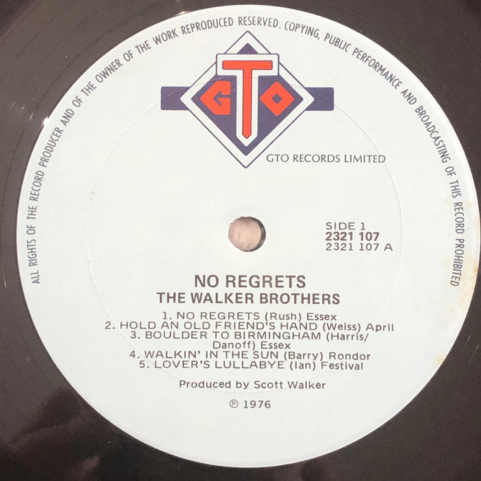 The Walker Brothers - No Regrets (Vinyl LP)