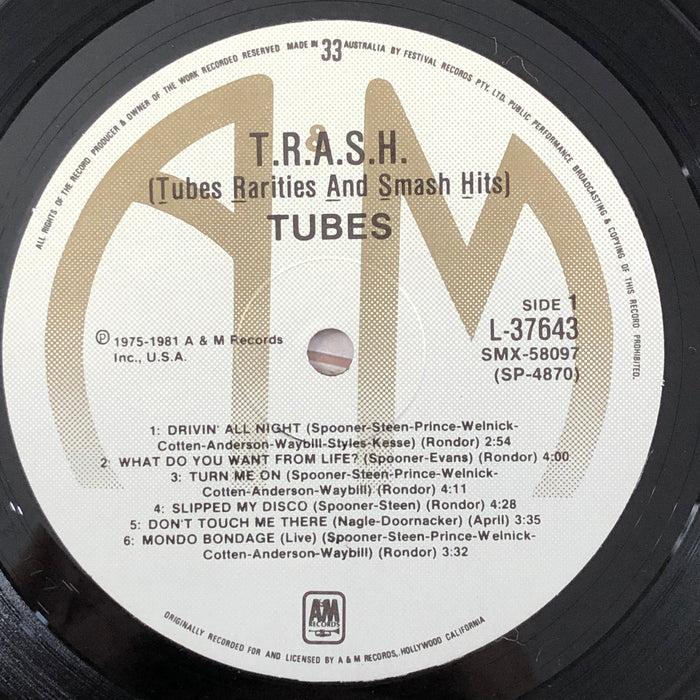 The Tubes - T.R.A.S.H. (Tubes Rarities And Smash Hits) (Vinyl LP)