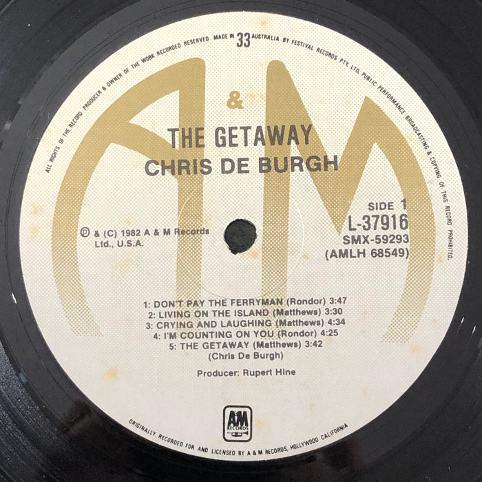 Chris de Burgh - The Getaway (Vinyl LP)