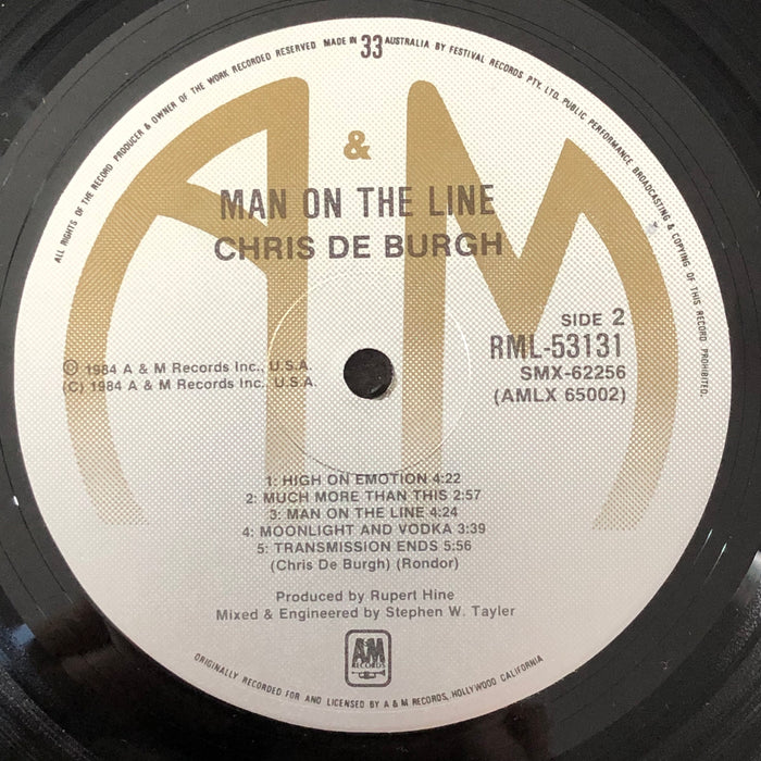 Chris de Burgh - Man On The Line (Vinyl LP)