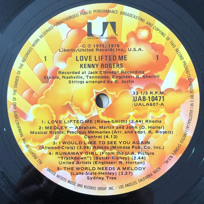 Kenny Rogers - Love Lifted Me (Vinyl LP)