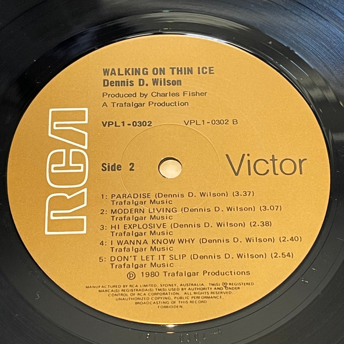 Dennis D. Wilson - Walking On Thin Ice (Vinyl LP)