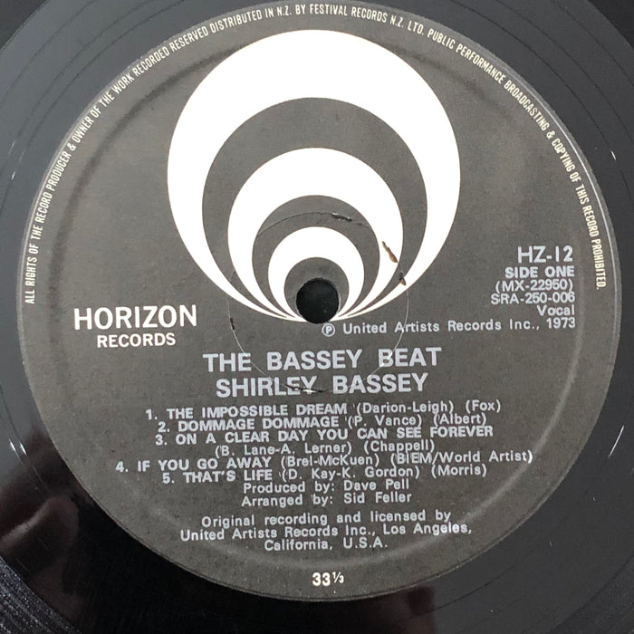 Shirley Bassey - The Bassey Beat (Vinyl LP)