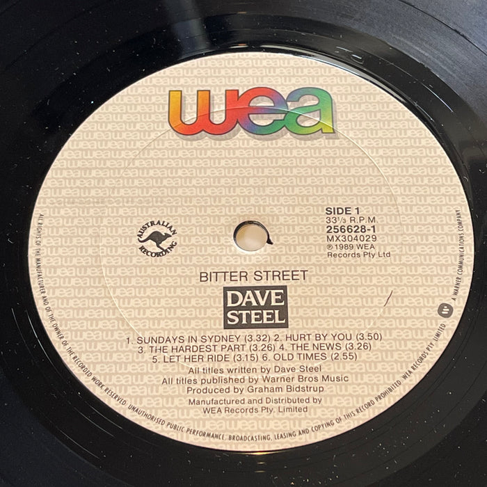 Dave Steel - Bitter Street (Vinyl LP)