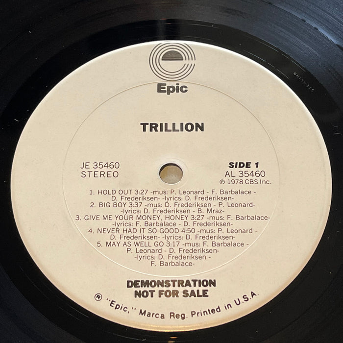 Trillion - Trillion (Vinyl LP)(Promo)
