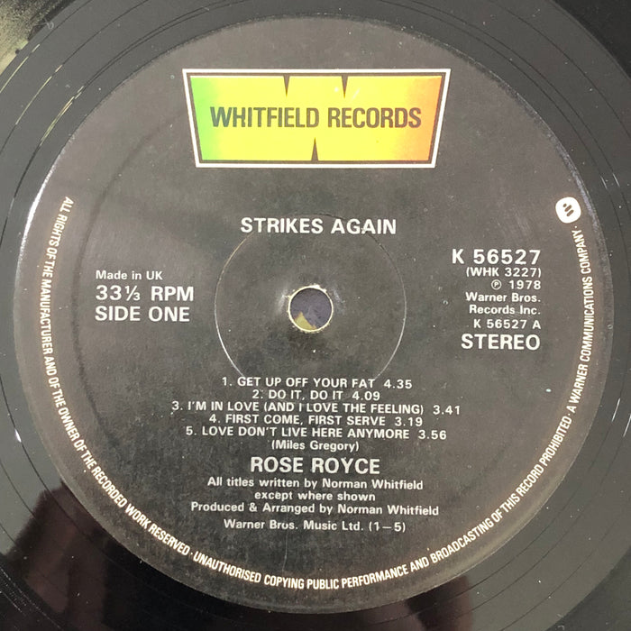 Rose Royce - Strikes Again (Vinyl LP)[Gatefold]