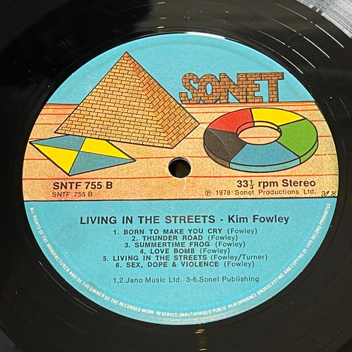 Kim Fowley - Living In The Streets (Vinyl LP)