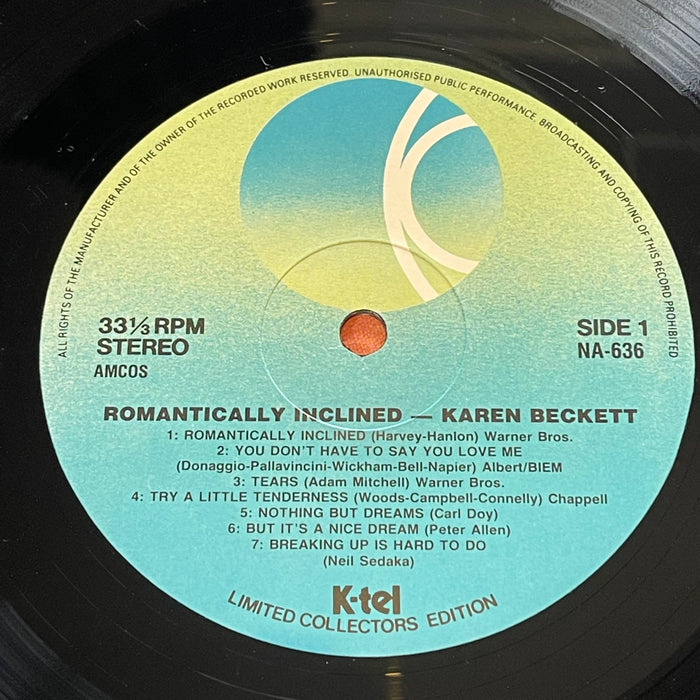 Karen Beckett - Romantically Inclined (Vinyl LP)