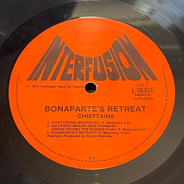 The Chieftains - Bonaparte's Retreat (Vinyl LP)[Gatefold]