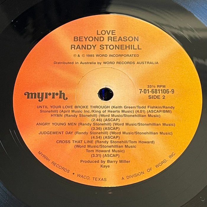 Randy Stonehill - Love Beyond Reason (Vinyl LP)