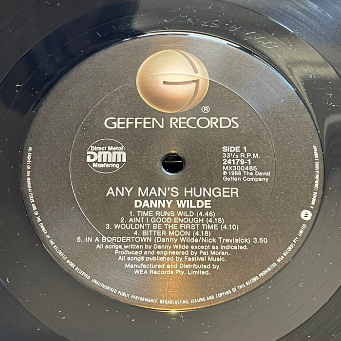 Danny Wilde - Any Man's Hunger (Vinyl LP)