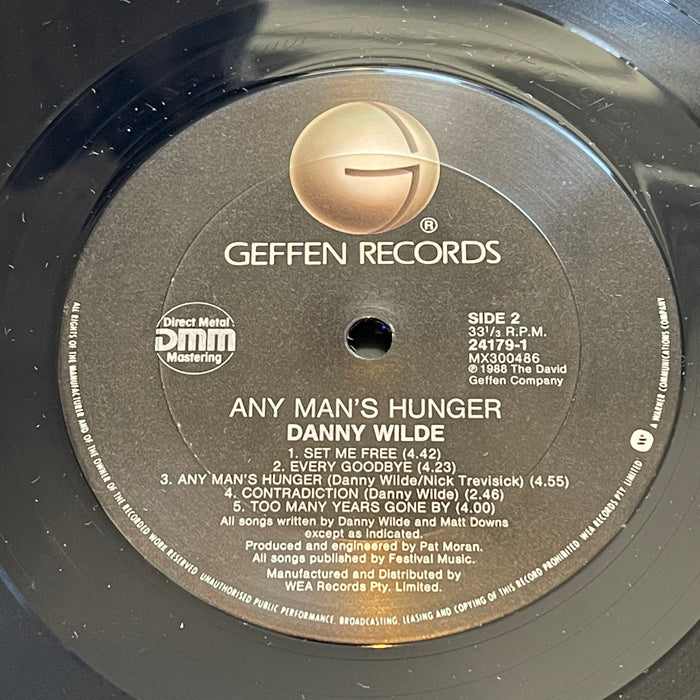 Danny Wilde - Any Man's Hunger (Vinyl LP)