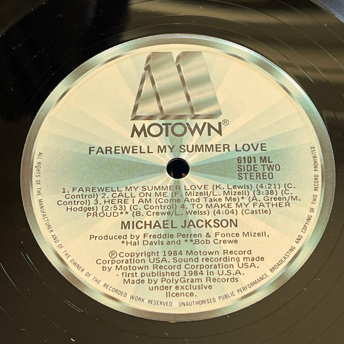 Michael Jackson - Farewell My Summer Love (Vinyl LP)