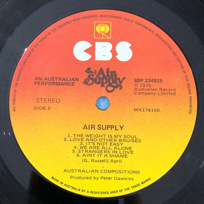 Air Supply - Air Supply (Vinyl LP)
