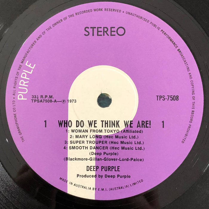 Deep Purple - Who Do We Think We Are (Vinyl LP)[Gatefold]