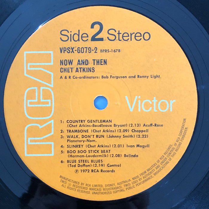 Chet Atkins - Now And...Then (Vinyl 2LP)[Gatefold]