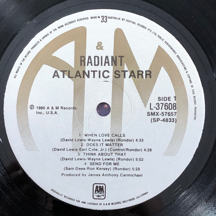 Atlantic Starr - Radiant (Vinyl LP)
