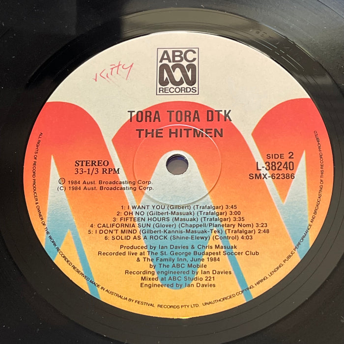 The Hitmen - Tora Tora D.T.K. (Vinyl LP)[Gatefold]